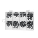 80 Pieces Fishing Rod Guide Set Tip Repair Kit Ring Circle Stainless Steel Fishing Rod Accessories Repair Tool 8 Size