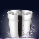 180ml Modern Stainless Steel Cups Pint Cup Coffee Beer Mug Kids Tumbler