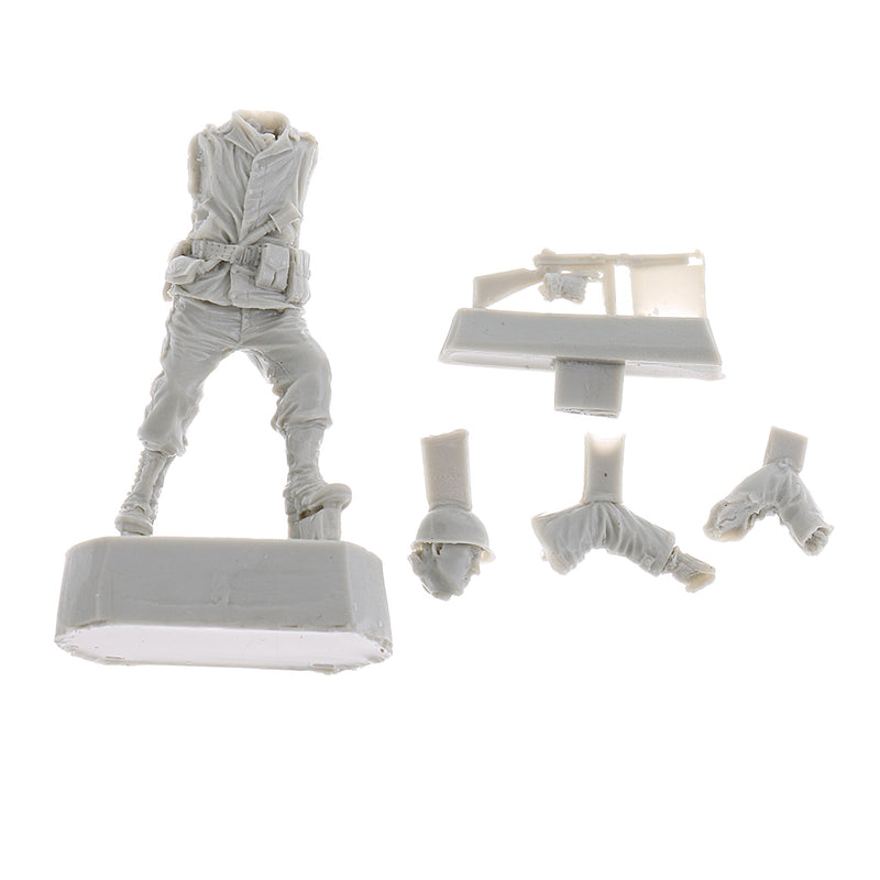 1/35 Modern American Infantry Sculpture DIY Model Building Kits for Diorama