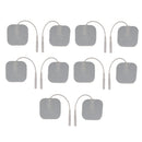 Lot of 10pcs REUSABLE SELF-ADHESIVE Replacement Pads Electrode Digital Massager Therapy Patches 1.6x1.6 "