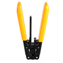 Fiber Optic Wire Stripping Pliers Plastic Wire Drop Strippers Handle Yellow