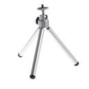 Mini Adjustable Tabletop Tripod Mount for Smartphone GoPro Stabilizer Silver