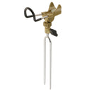 Adjustable Fishing Rod Pole Holder Alloy Ground Support Stand, Baitcaster Spincast Casting Spinning Fishing Rod Racks Folding Holder