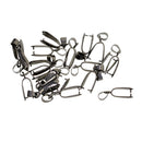 20Pcs Antique Bronze Pendant Pinch Bails Connector Clasp Jewelry DIY Finding