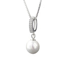 Fashion Natural Shell Beads Wild Hypoallergenic Pendant Necklace Silver