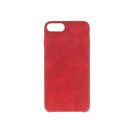 Thin PU Leather Back Skin Case Cover For iPhone 7 Plus Red