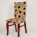 Fashionable Pattern Dining Room Wedding Banquet Chair Cover Party Decor Seat Cover Stretch Spandex