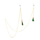 Eyeglasses Sunglasses Holder Retainer Cord Necklace Lanyard Chain Gold