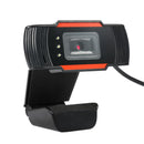 HD USB Night Vision Camera Web Cam With Microphone &3 LED Lights for Laptop
