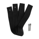 1 Pair Black Webbing Sling Storage Straps Wall Mount Hanger Keeper For Surfboard Longboard Kiteboard