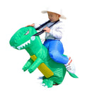 Inflatable Dinosaur Riding Small Kids Halloween Cosplay Costume Fancy Dress