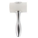 Leathercraft Nylon Hammer Stainless Steel Handle for DIY Leather Sewing Tool White