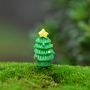 10 Piece Micro Landscape Resin Bonsai Fairy Garden Decor Christmas Trees