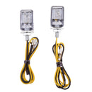 2 Pieces Motorcycle LED Turn Signal Lights Fit for Motorcycle Sports Black