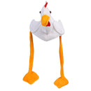 Funny Turkey Gobbler Hat with Long Legs Fancy Dress Costume Cosplay Mask Children Gift