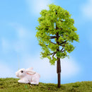 Pack of 5PCS Micro Landscape Decorations Mini Resin Ornament Garden DIY Tree Statue Home Garden Outdoor Decor Accessory
