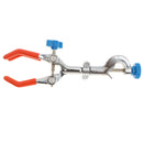 Three Finger Lab Condenser Clamp, Rubber-Coated Head (Maximum Opens to 90mm)