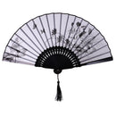 Fashionable Bamboo Foldable Chinese Handheld Fan Women Girls Prom Wedding Party Decor Accessory