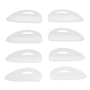 4 Pairs Silicon Eyelash Lift Perm Curler Pad/Shield/Rods with Embedded Ridge S,M,L,LL