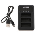 3-Channel USB Battery Charger with LCD Display for SJCAM SJ6 LEGEND Sport Camera