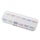 1200pcs Nail Art Crystal Decoration Rhinestone Glitter Sticker 3D Tips Diamond Gem for UV Gel Acrylic Systems 1.5mm
