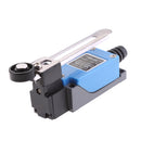 ME-8108 Waterproof AC 250V Adjustable Roller Lever Arm Limit Switch NC-NO for CNC Mill Router Blue