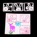 Invite Card Embellishments Rabbit Lacework Cutting Dies Cut Stencil Scrapbooking Paper Card Embossing Craft Cute Bunny