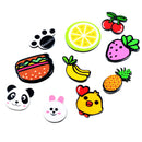 10 Pieces Mixed Cute Fruit Animal Flatback Cabochon Embellishments for DIY Crafts