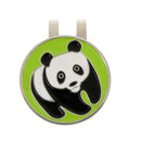 Metal Magnetic Golf Ball Markers Accessory with Hat Clip Set Panda Pattern Golfer Gift