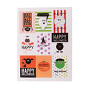10 Sheets Happy Halloween Stickers Gift Wrapping Decor Envelop Seals Labels 9/sheet