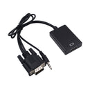 VGA to HDMI Output 1080P HD+Audio TV AV HDTV Video Converter Cable Adapter