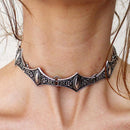 Hot Fashion Turkey's Retro Carved Collar Punk Necklace Bohemian Court Choker