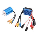2435 4800KV Brushless Motor 4P + 25A ESC for 1/16 1/18 RC On Road Cars Truck