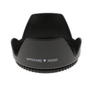 82mm Screw Mount Reversible Tulip Flower Crown Petal Shaped Camera Lens Hood