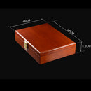 Vintage Large Wooden Ring Earring Jewelry Display Box Case Storage Organizer
