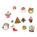 12 Pieces Cute Christmas Series Embroidery Sew On Iron On Patch Badge Fabric Bag Clothes Applique Craft Transfer