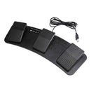 USB Triple Foot Switch Keyboard Mouse Control Action 3 Three Pedal HID for Game PC Laptop