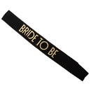 Bride To Be Satin Sash Bridal Shower Bachelorette Party Sash Accessories