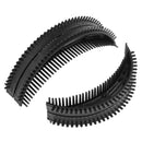 2 Piece Women Volume Increase Princess Girls Hair Combs Head Bands Pad Fluffy Hair Clips Bun Maker