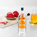 Oil Vinegar Dispenser Container Double Outlets Cruet Glass Bottle A