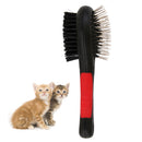 Double Sided Pet Brush Dog Cat Hair Grooming Shedding Cleaning Tool