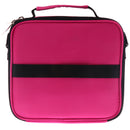 30 Bottles Essential Oil Carrying Case Storage Portable Travel Aromatherapy Protecting Bag for 5ml/10ml/15ml Rose Red