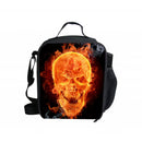 Kids Love Bento Bag Insulated Picnic School Thermal Lunch Tote Case Skull