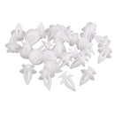 30pcs Nylon Door Trim Panel Retainers Fasteners Clips For BMW 51411973500