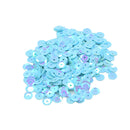 7mm Round Cupped Loose Sequins Sewing Craft Hat Wedding Dress Costume DIY Embellishment Pack of 400PCS Blue