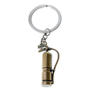 Simulation Metal Fire Extinguisher Modle Key Ring Keychain Bag Key Pendant