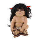 Long Hair Red Eyes Creepy Woman Ghost Doll for Halloween Day Props Party Decoration