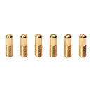 Set of 6 Pieces Humbucker Guitar Pickup Steel Pole Screws for Electric Guitar Replacement Parts