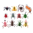 Set of 12 Reptile Insects Model Figure Toys Kids Party Bag Filler Loot Favours