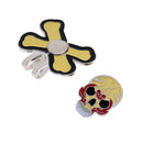 Punk Skull Magnetic Hat Clip Golf Ball Markers Clip On Golf Cap Visor